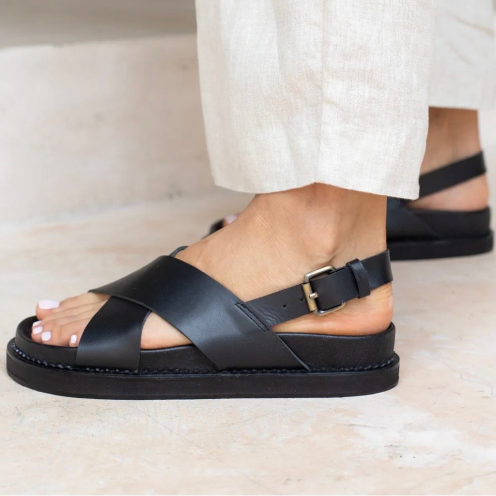 Leather sandals